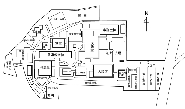 園内案内図　施設配置図